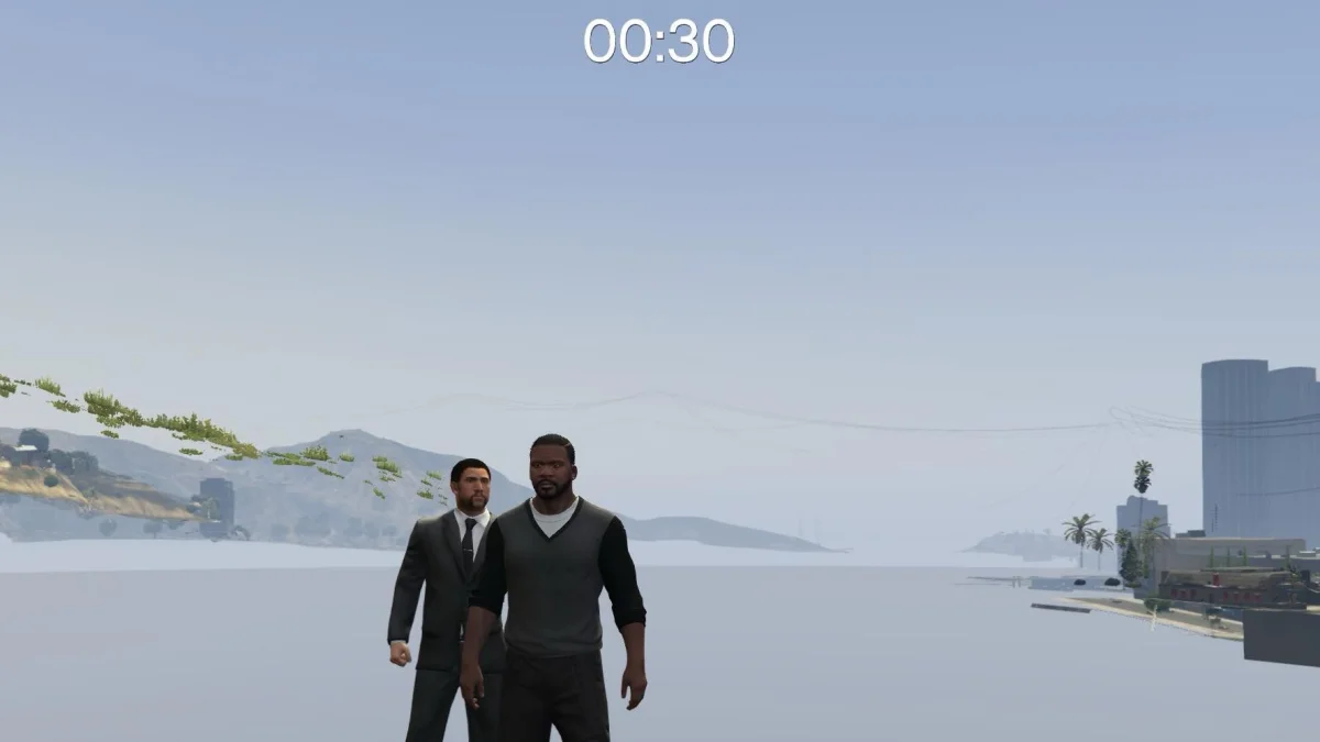 Meu maior desafio em GTA 5 até agora: teleportações aleatórias a cada 50 segundos