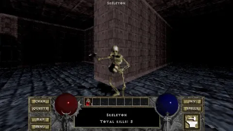 Mod transforma Diablo clássico em jogo em primeira pessoa com atmosfera sombria