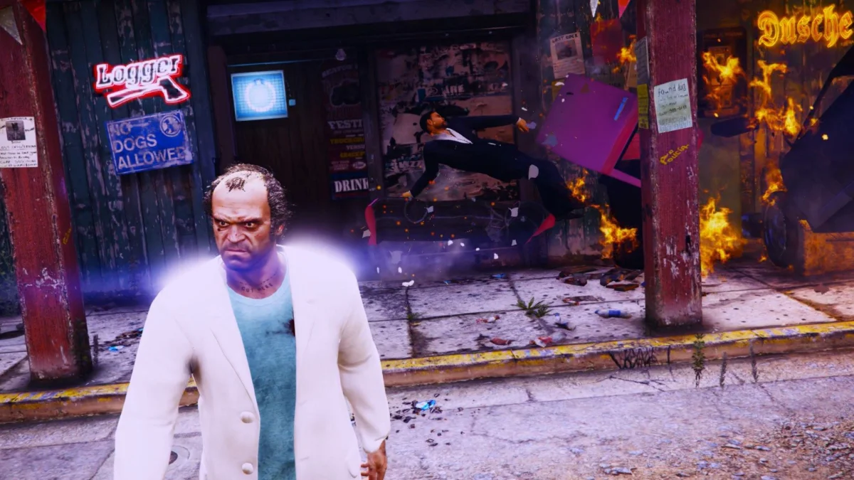 Mod transforma GTA 5 em versão alternativa de Rick e Morty com pokéballs e naves voando