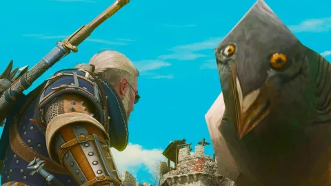 Mod traz pássaro low-poly de volta com vingança no Witcher 3 Remastered