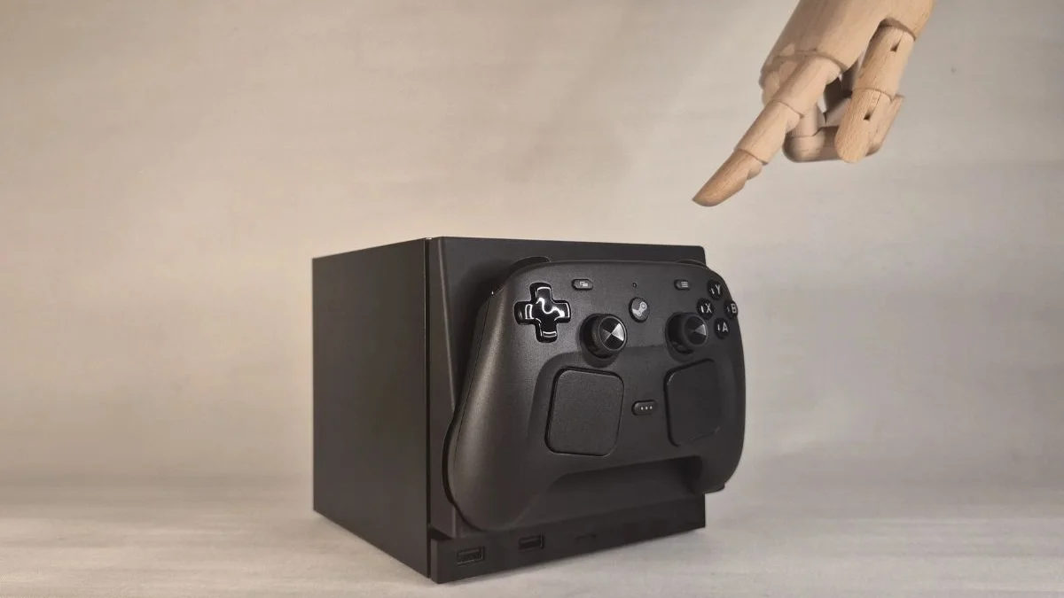 Modder cria dock para Steam Controller usando painel da Steam Machine