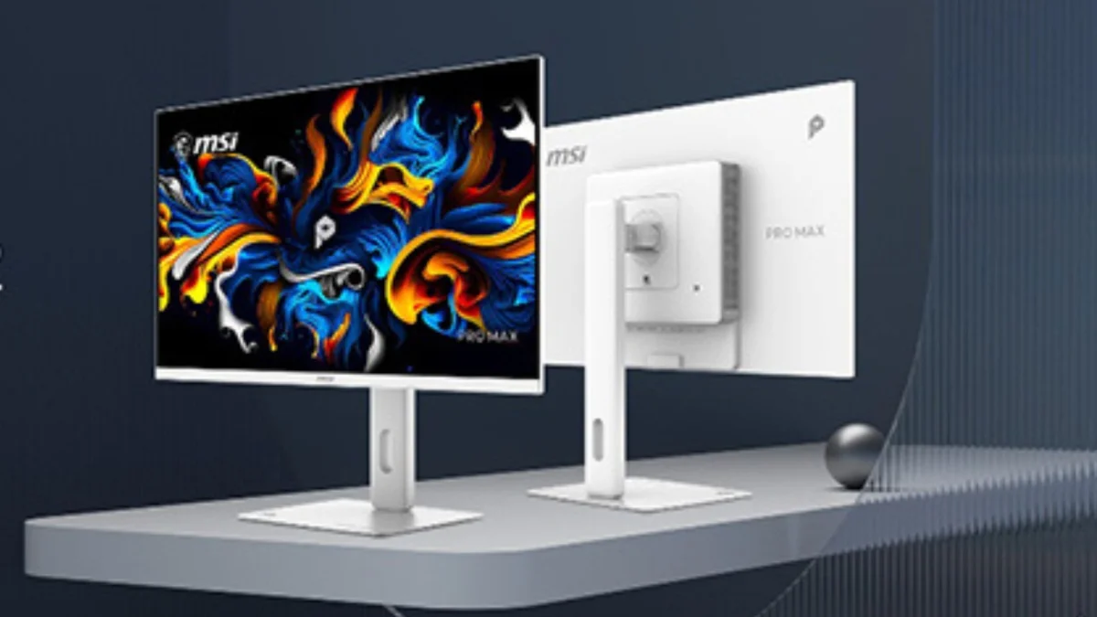 MSI apresenta seu primeiro monitor OLED 4K com painel impresso em jato de tinta