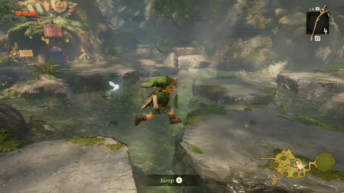 Mudanças em Ocarina of Time: Link agora pode pular