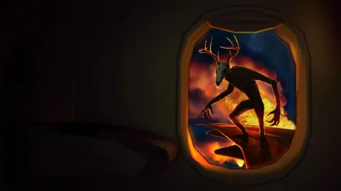 Night Plane: jogo de terror que explora medo de voar e demônios cervos