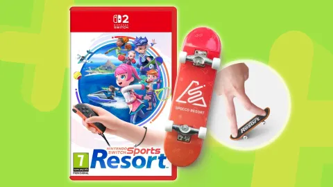 Nintendo Switch Sports Resort terá brinde de pré-venda com skate de dedo autêntico