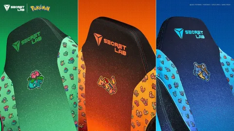 Novas SKINS da Secretlab trazem Pokémon para suas cadeiras