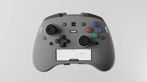 Novo controle para PC da Genki traz tela e sistema operacional próprio