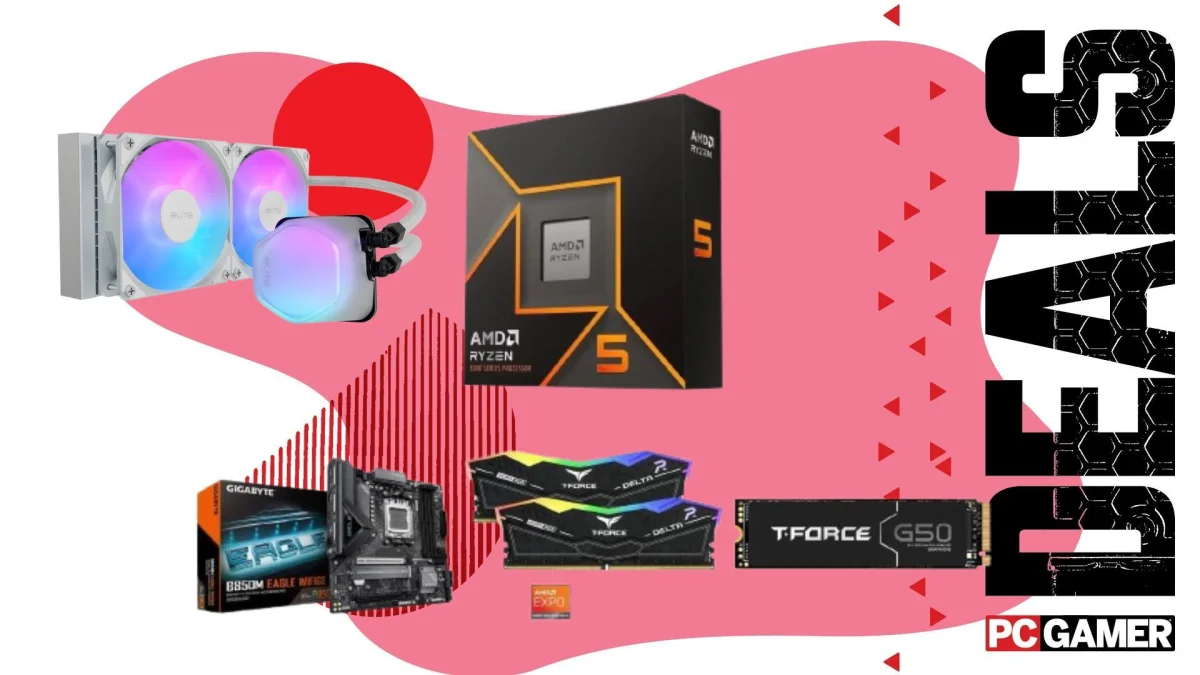 Novo pacote de componentes da Newegg oferece 32 GB de DDR5, CPU, placa-mãe, SSD e cooler por pouco mais que o preço da memória sozinha