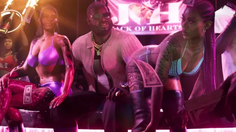Novos vazamentos de GTA 6 mostram protagonista em um clube de striptease