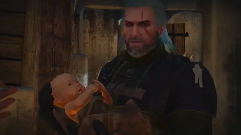 NPCs de The Witcher 3 deixavam bebês caírem por mecânica cortada