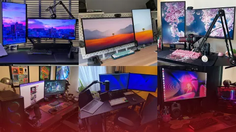 O que tem na mesa da equipe do PC Gamer?