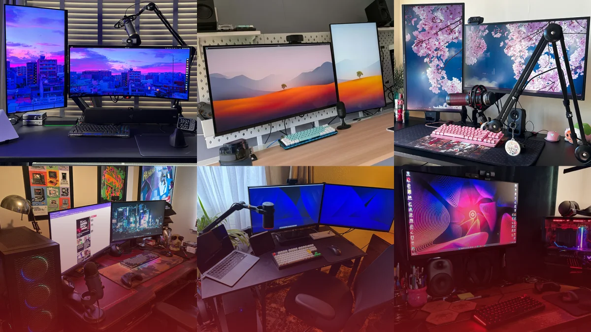 O que tem na mesa da equipe do PC Gamer?