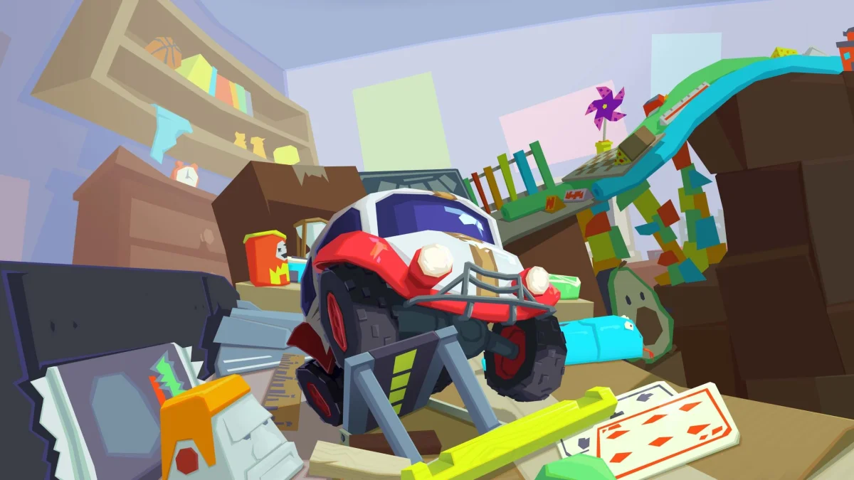 Obstacle Overdrive chega em outubro com corridas de carros de brinquedo em pistas malucas
