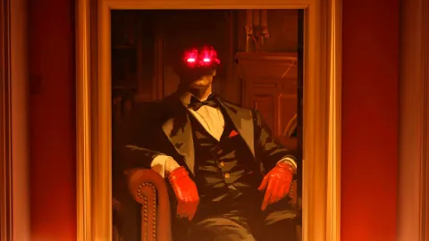 Os olhos da pintura assustadora de Valve estão brilhando novamente em Deadlock