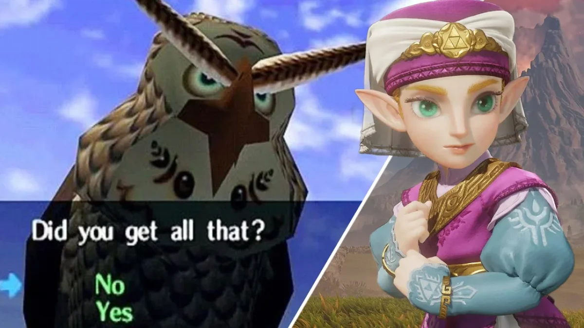 Owl dobra a língua no remake de Ocarina of Time para Switch 2, segundo preview