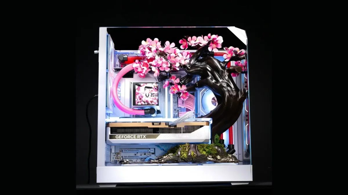 PC com flores de titânio que se abrem com o calor custa US$ 14 mil