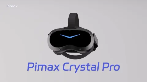 Pimax anuncia Crystal Pro com qualidade DisplayPort sem fio, desafiando Steam Frame