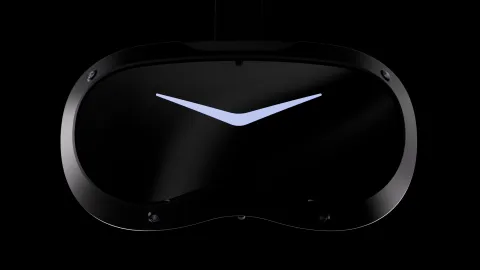Pimax anuncia Crystal Pro, novo headset VR sem fio com streaming foveado e controle sem anel