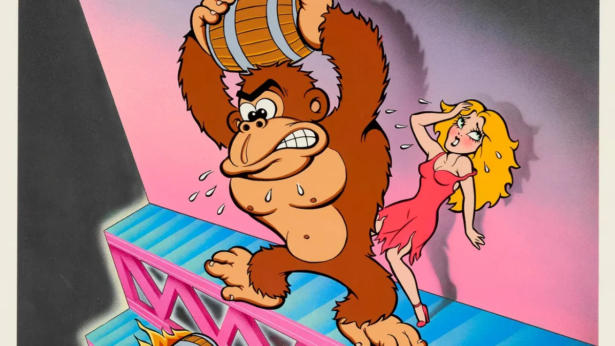 Poster original de Donkey Kong, quase jogado fora, vende por R$ 1,9 milhão em leilão