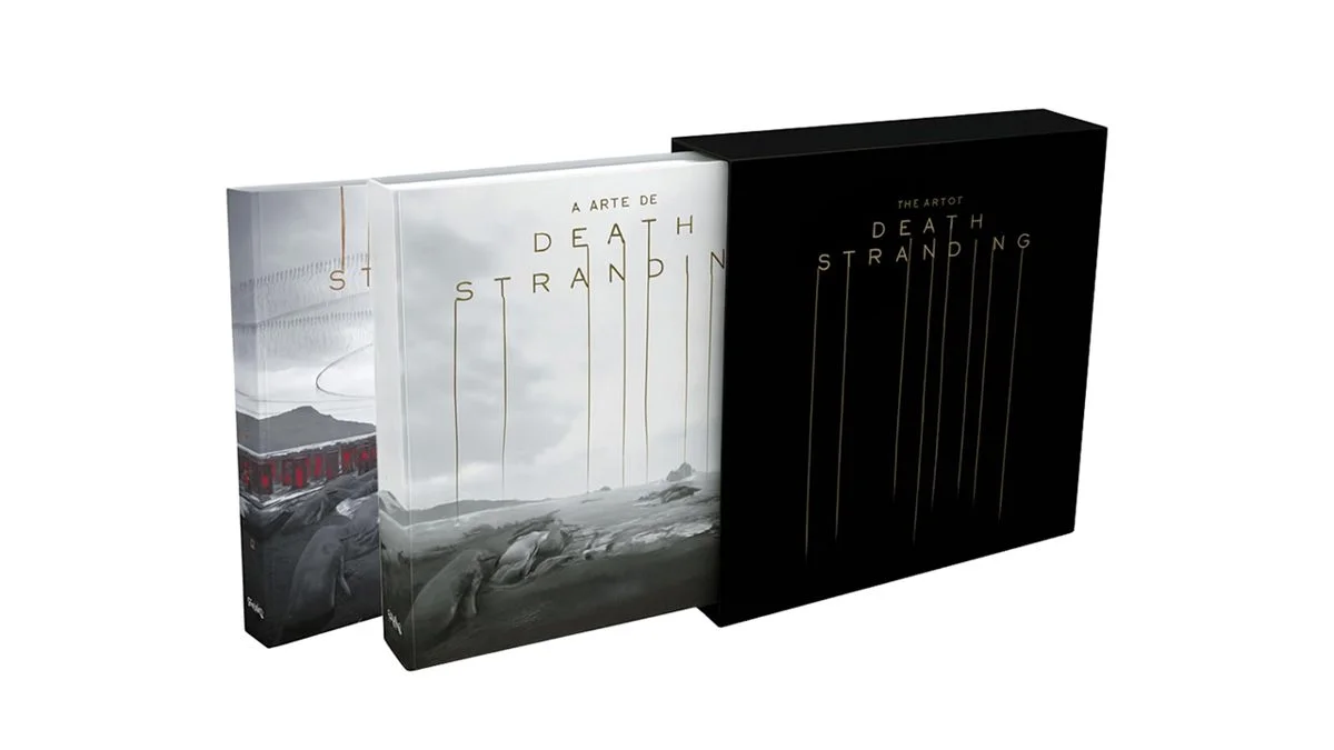 Pré-venda de artbooks de Death Stranding 1 e 2 na Amazon