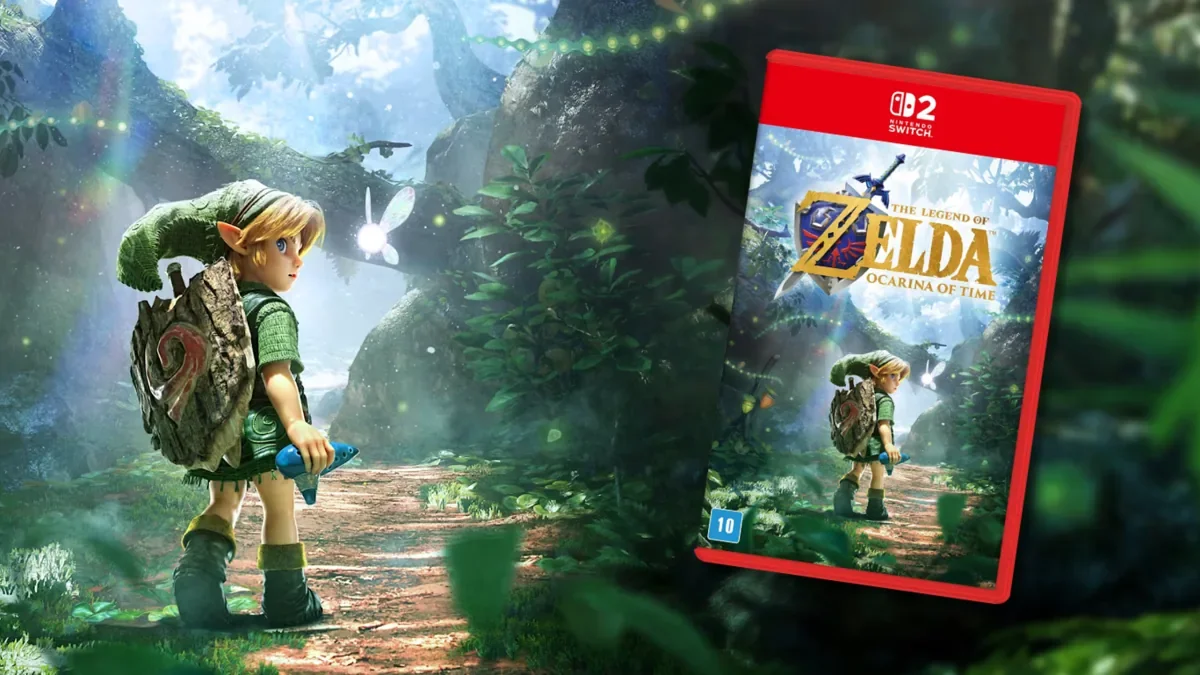 Pré-venda de The Legend of Zelda: Ocarina of Time para Switch 2 já está aberta no Brasil
