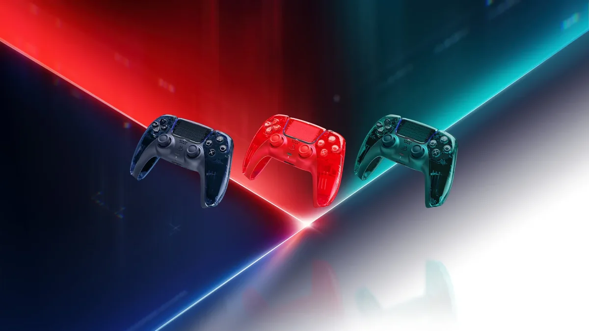 Prism Collection traz três novos acessórios transparentes para PS5 com cores vibrantes