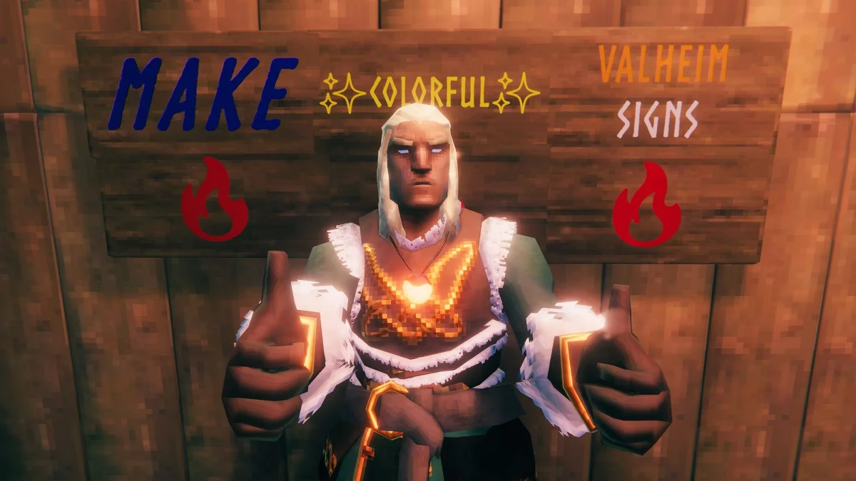 PSA: Personalize textos de placas no Valheim com cores, estilo e emojis sem mods
