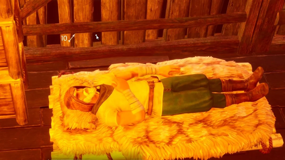 Seu personagem em RuneScape: Dragonwilds está tão cansado que só quer dormir