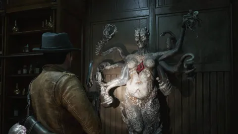 Solução do quebra-cabeça da estátua em The Sinking City 2