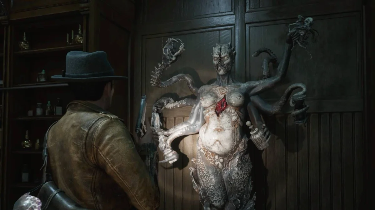 Solução do quebra-cabeça da estátua em The Sinking City 2