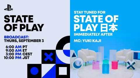 State of Play e State of Play Japão retornam em 3 de setembro