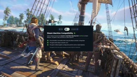 Steam Agora Informa Quais Jogos Rodam Bem em Steam Machines, e Black Flag Recebe Nota Máxima