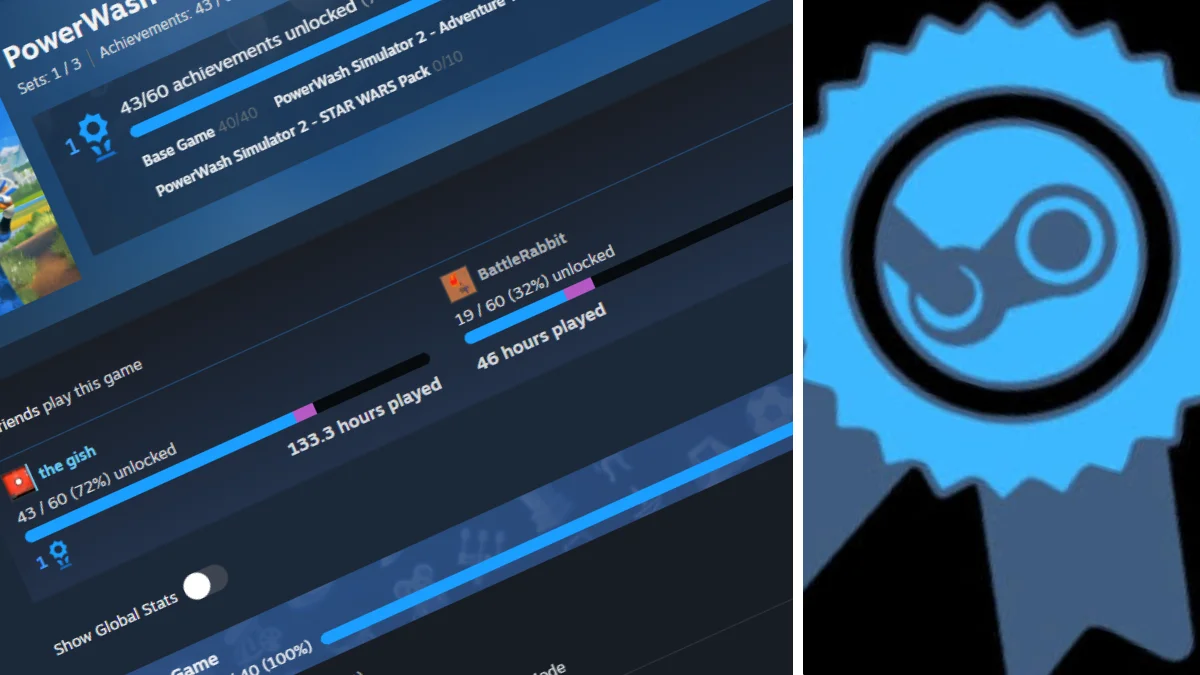Steam ganha overhaul nos conquistas com divisão por DLC e temporada