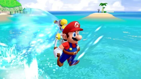 Super Mario Sunshine brilha ainda mais no Switch 2