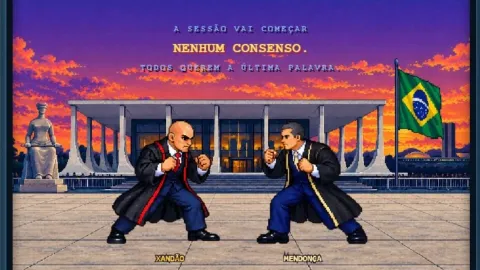 Supremo Tribunal Fighter: jogo parodia ministros do STF em estilo Street Fighter II