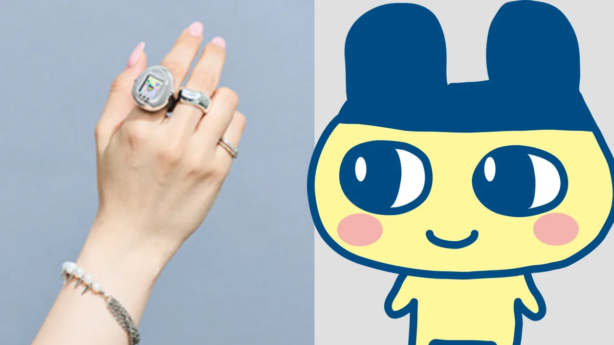 Tamagotchi lança novo modelo em formato de anel
