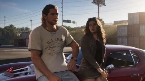 Trailer de lançamento de GTA 6 mostra Jason e Lucia em momentos íntimos e gera reações de incredulidade entre fãs