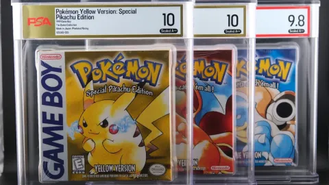 Três cópias de Pokémon Red, Blue e Yellow são vendidas por R$ 2 milhões