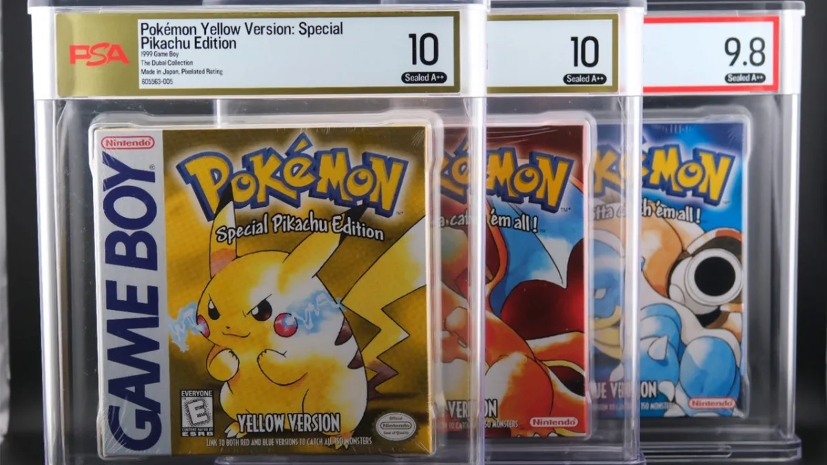 Três cópias de Pokémon Red, Blue e Yellow são vendidas por R$ 2 milhões