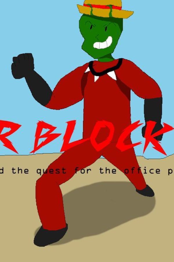 Capa de Cinder Block Chris and the Quest for the Office Printer