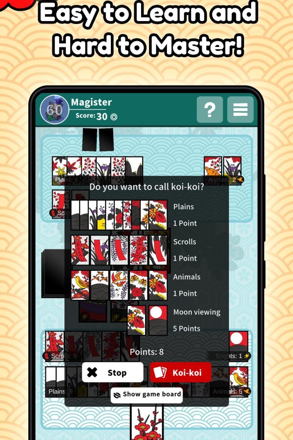 Capa de Hanafuda Koi-koi Dojo
