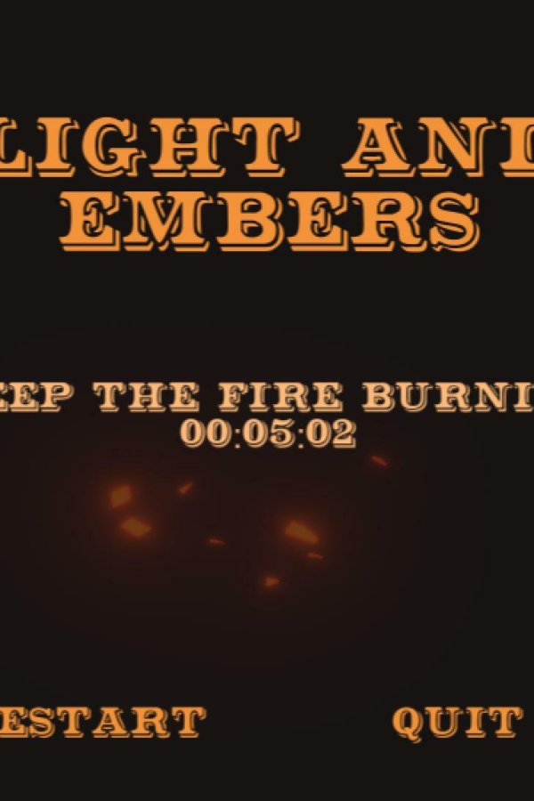 Capa de Light and Embers (itch)