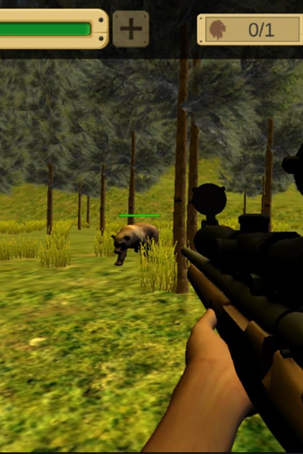 Capa de Lion Hunting in Jungle