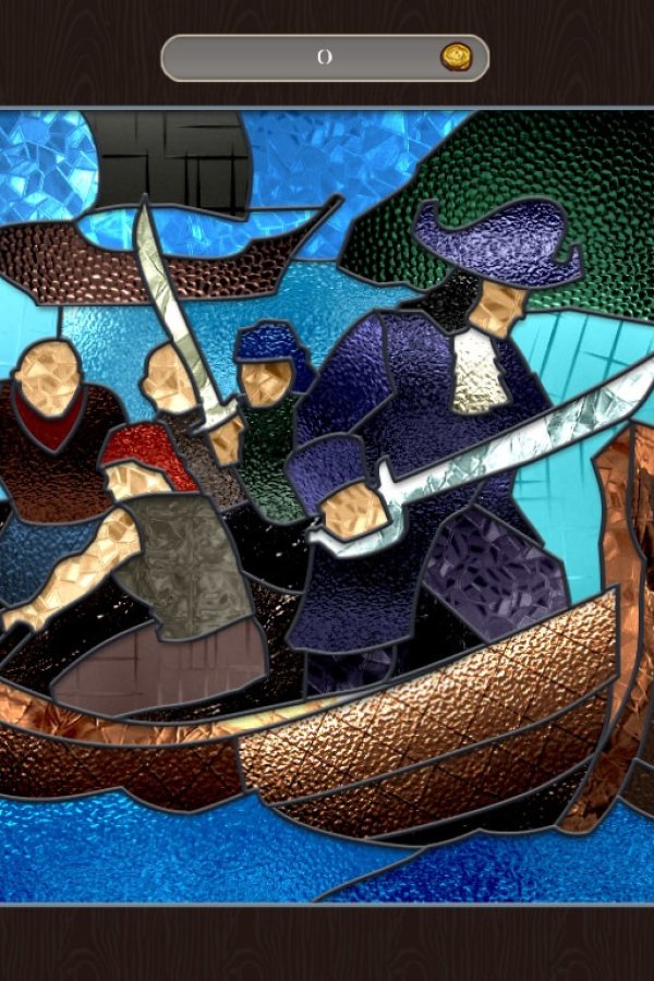 Capa de Pirate Mosaic Puzzle. Caribbean Treasures