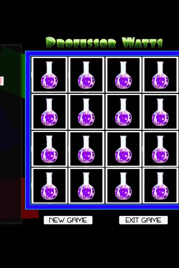 Capa de Professor Watts Memory Match: Shapes And Colors