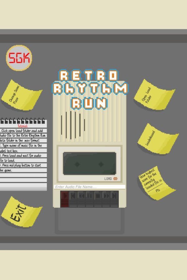 Capa de Retro Rhythm Run